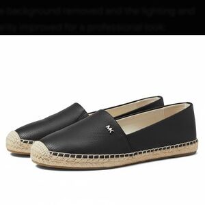 Black MK Espadrille Flats